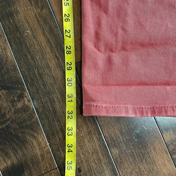 Levis 514 Mens Straight leg Red Size 33 x 32 Casual Denim Cotton blend - Picture 5 of 11